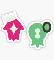 Pearl and Marina Logos Sticker