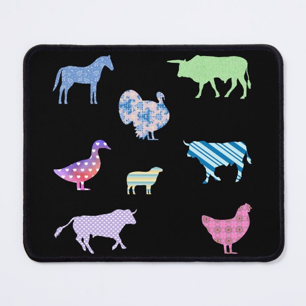 Item preview, Patterned Farm Animals Sticker Sheet designed and sold by Lezbo1986.