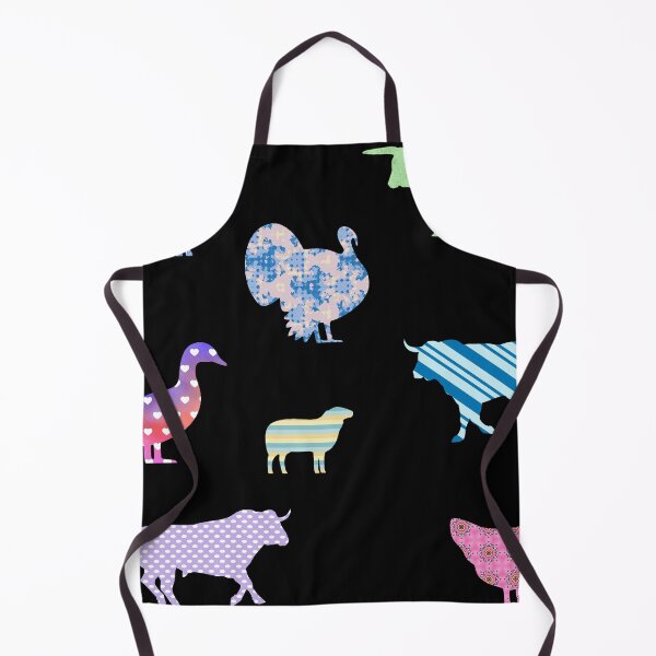 Item preview, Patterned Farm Animals Sticker Sheet designed and sold by Lezbo1986.