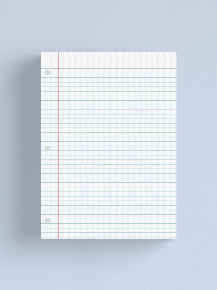 Printable Squared College Ruled Notebook