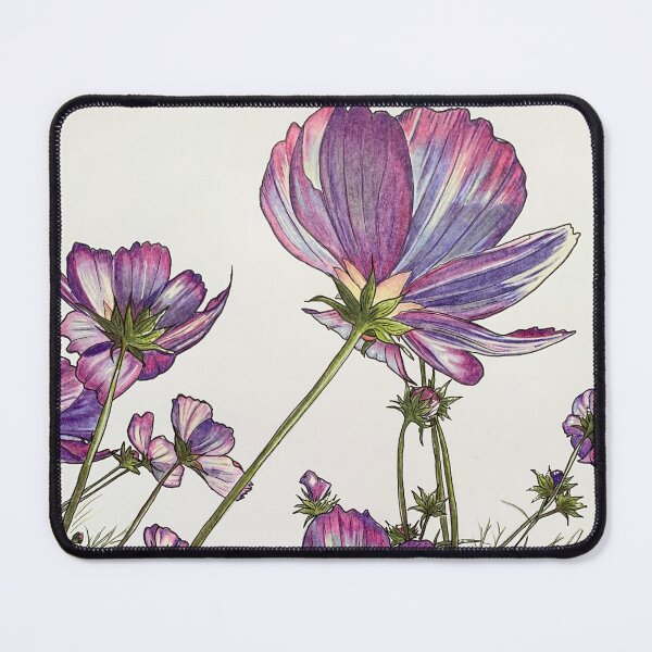 Item preview, Purple cosmos flowers  designed and sold by Karen Elaine Evans.