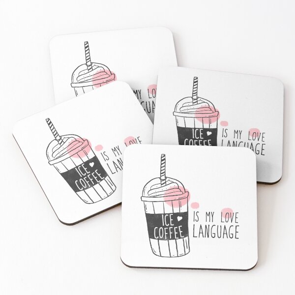 Item preview, Ice coffee is my love language designed and sold by Best-Designers.