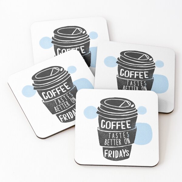 Item preview, Coffee tastes better on fridays designed and sold by Best-Designers.