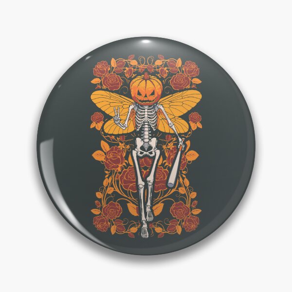Item preview, Fairycore Skeleton Butterfly Fairy Gothic Halloween Pumpkin designed and sold by GrandeDuc.