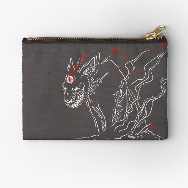 Dream-Eyed Wolf Zipper Pouch
