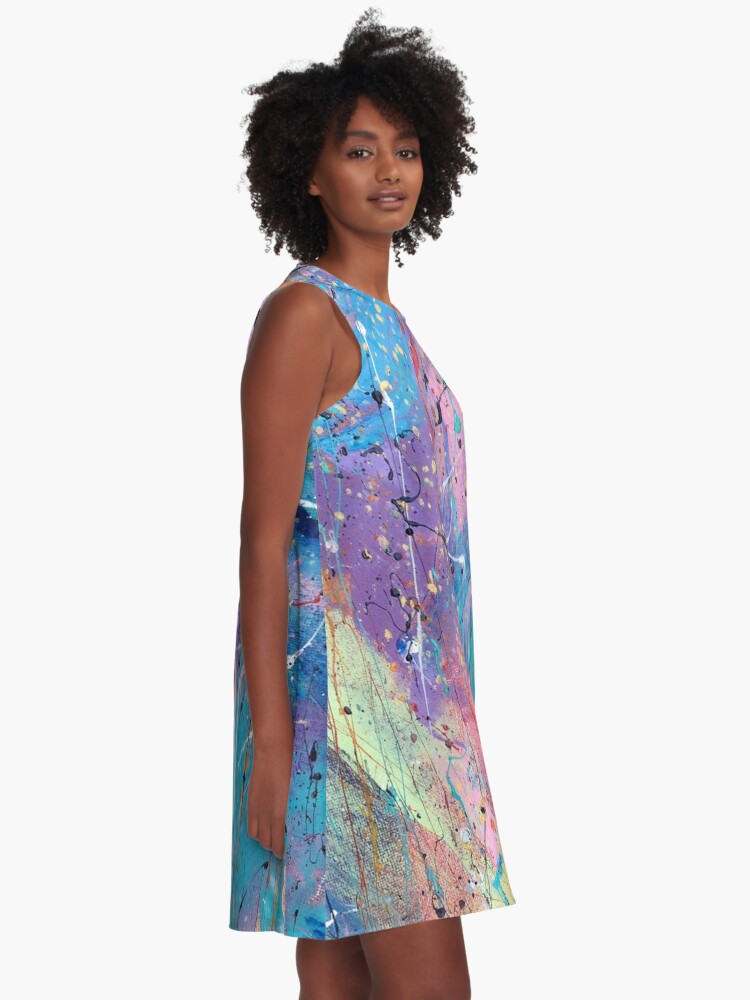 Alternate view of Aqua Dreams A-Line Dress