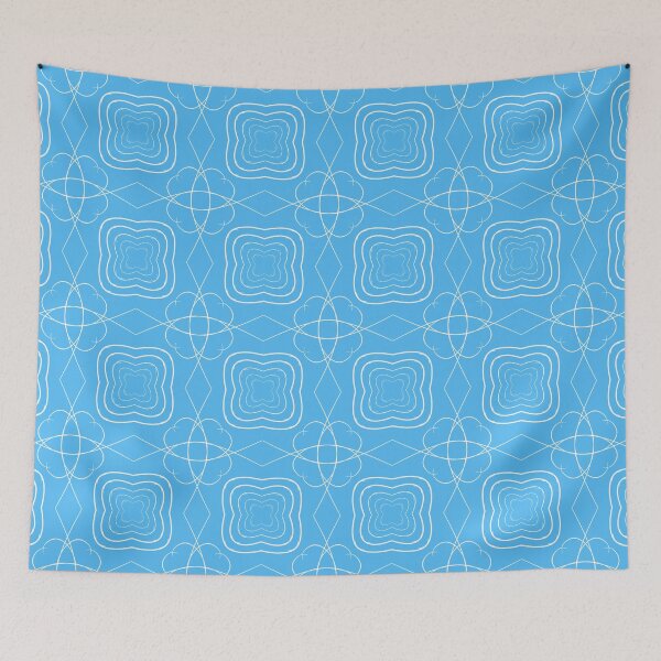 Item preview, Cool unique hand drawn geometric repeating pattern - WelshDesigns designed and sold by welshdesigns.