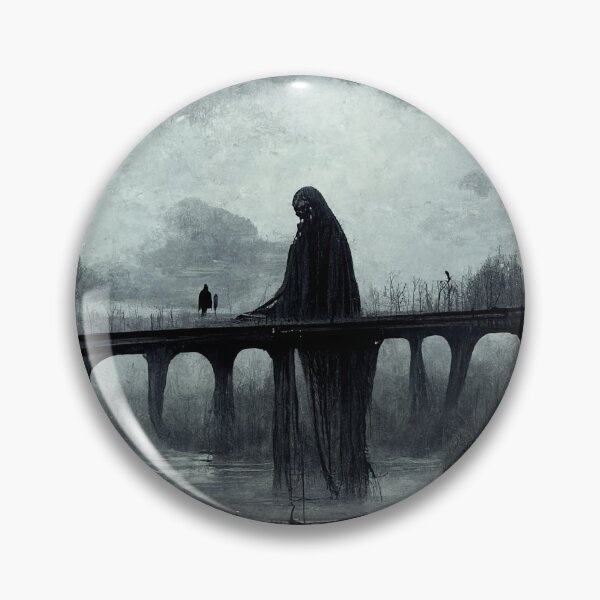 Item preview, Skeleton on The Bridge designed and sold by DarkAgeArt.