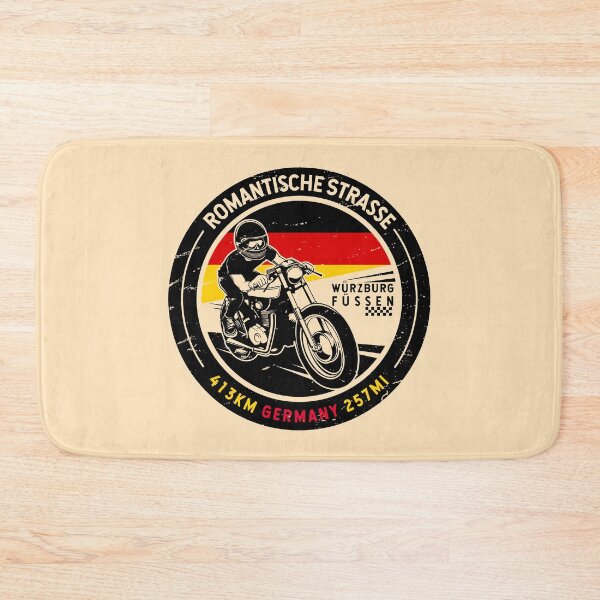 Item preview, Romantische Strasse | Germany | Motorcycle designed and sold by KrisSidDesigns.