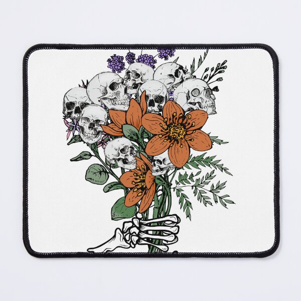 Item preview, Funny Halloween Gift Skull Flowers For You designed and sold by my-pro-designer.