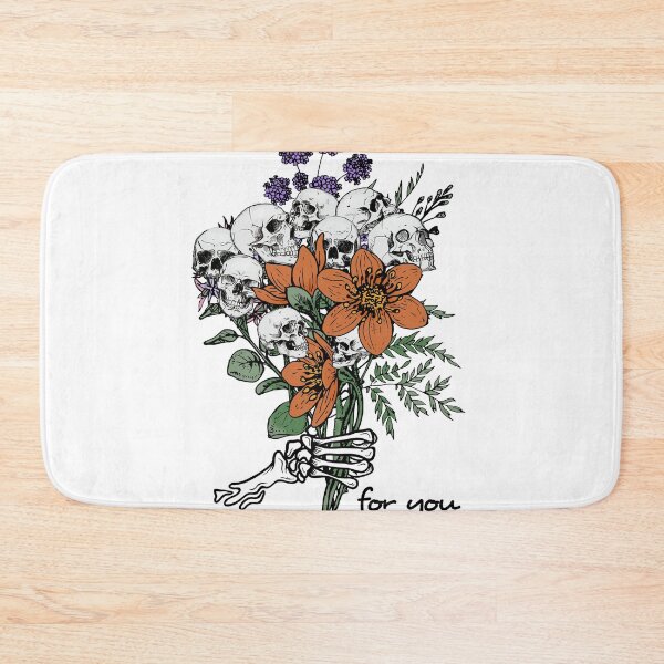 Item preview, Funny Halloween Gift Skull Flowers For You designed and sold by my-pro-designer.