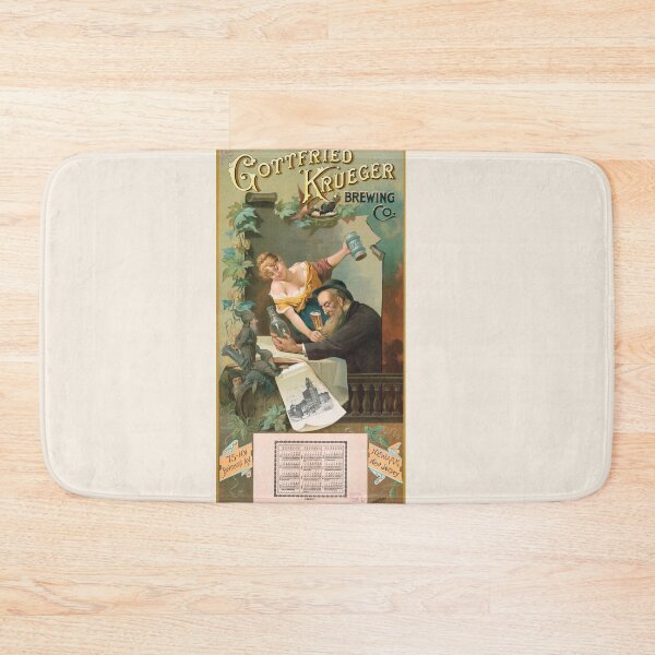 Item preview, Vintage Bock Beer Poster, Gottfried Krueger Brewing Co. (1891) Henry Jerome Schile -Vintage goat Poster-Bock Beer designed and sold by TeeARTHY.