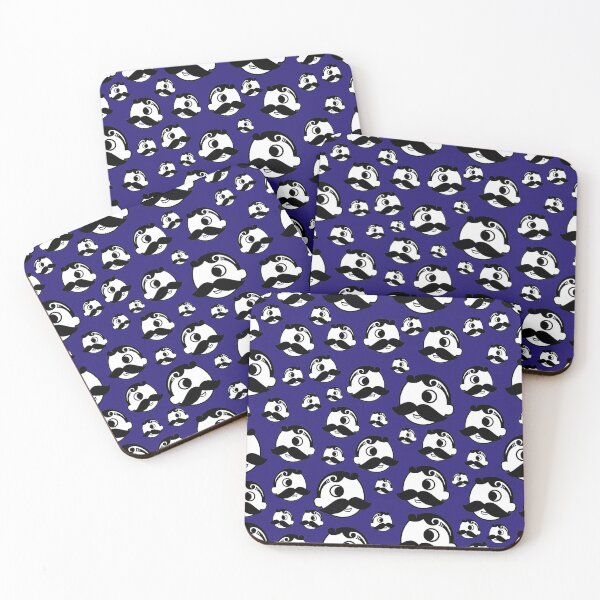 Item preview, Baltimore Maryland Icon Mustache Pattern Purple designed and sold by Draculaura2009.