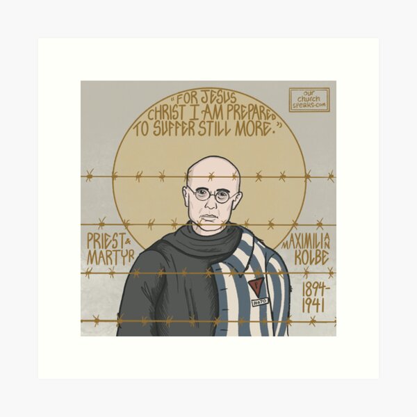 Maximilian Kolbe (1894-1941), Priest & Martyr Art Print