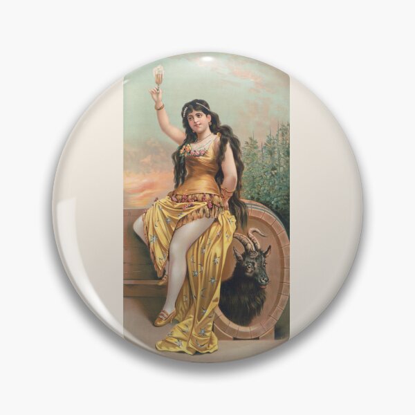 Item preview, Vintage Bock Beer Poster - Crescent bock no. 112 (1889) Henry Jerome Schile -Vintage goat Poster-Bock Beer designed and sold by TeeARTHY.