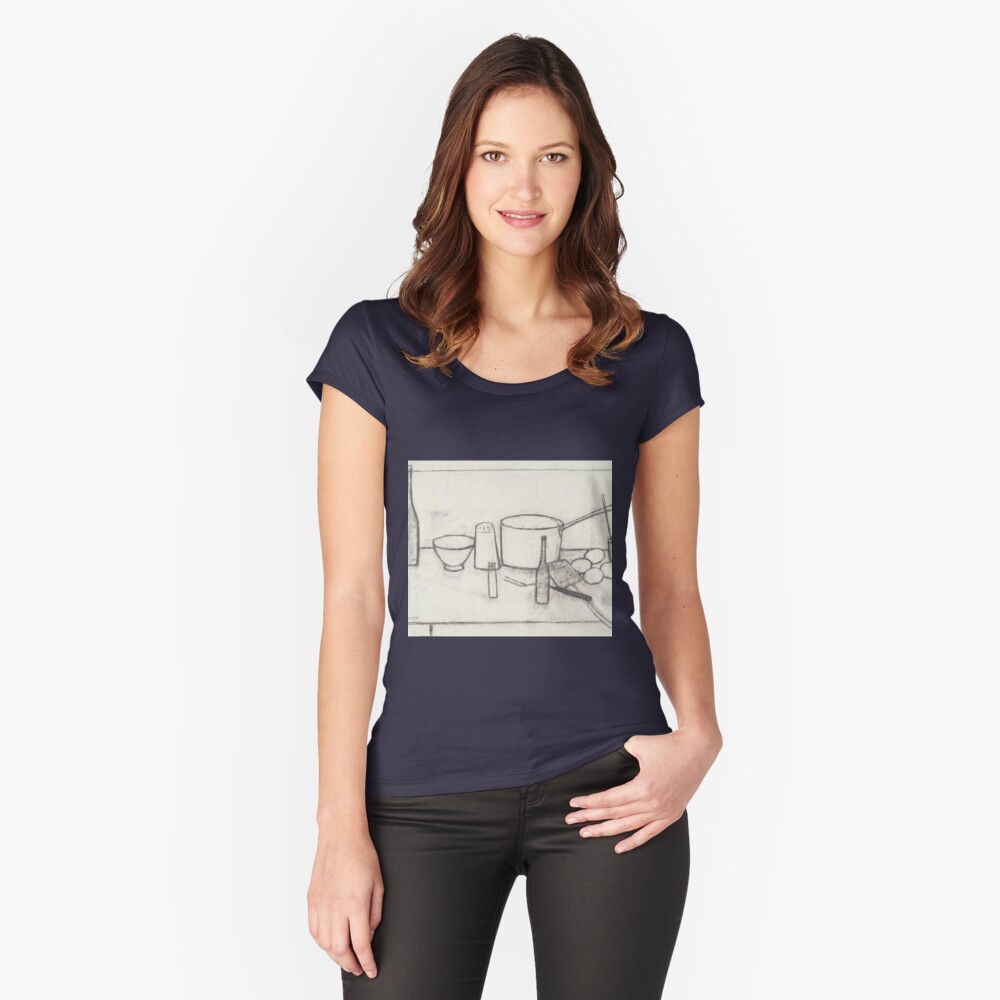 Item preview, Fitted Scoop T-Shirt designed and sold by Golido.