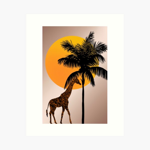 Item preview, Savannah sunset - contemporary artwork designed and sold by Designbyfia.