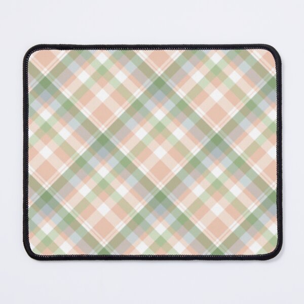 Item preview, mint and pink plaid designed and sold by MGuyerArt.