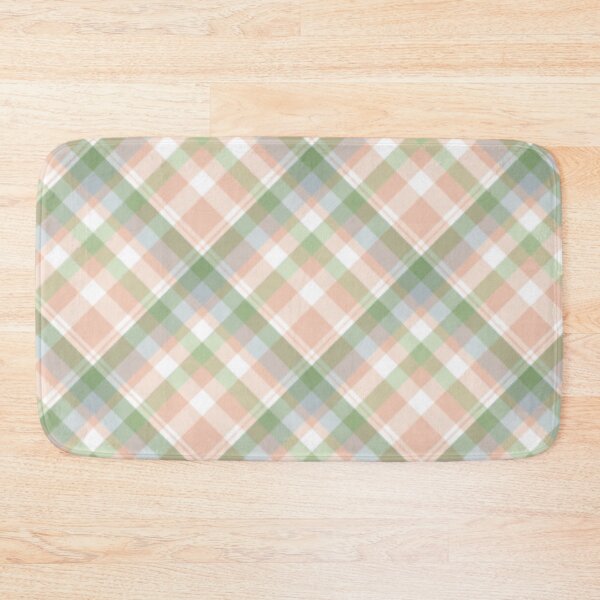 Item preview, mint and pink plaid designed and sold by MGuyerArt.