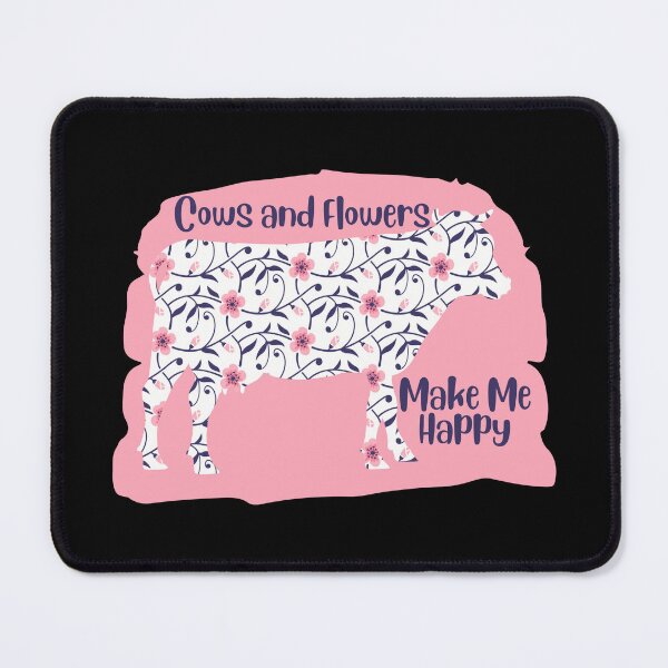 Item preview, cows and flowers make me happy designed and sold by Lezbo1986.