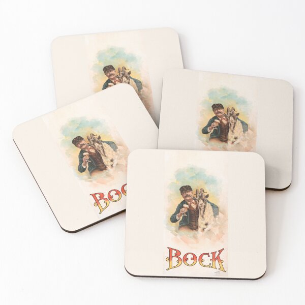 Item preview, Vintage Bock Beer Poster - Bock [beer no. 131] (1890) Henry Jerome Schile -Vintage goat Poster-Bock Beer designed and sold by TeeARTHY.