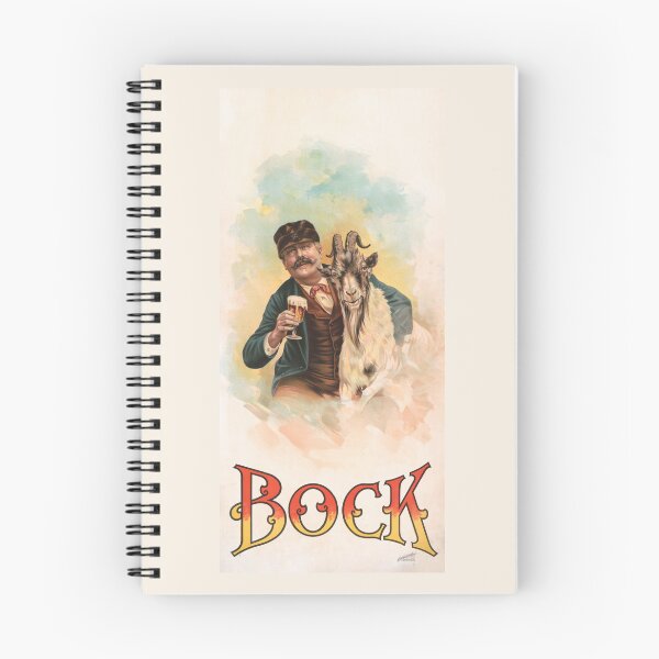 Item preview, Vintage Bock Beer Poster - Bock [beer no. 131] (1890) Henry Jerome Schile -Vintage goat Poster-Bock Beer designed and sold by TeeARTHY.