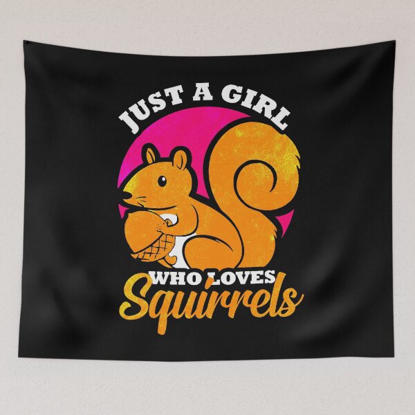 Item preview, Just a girl who loves squirrels designed and sold by Mila1946.