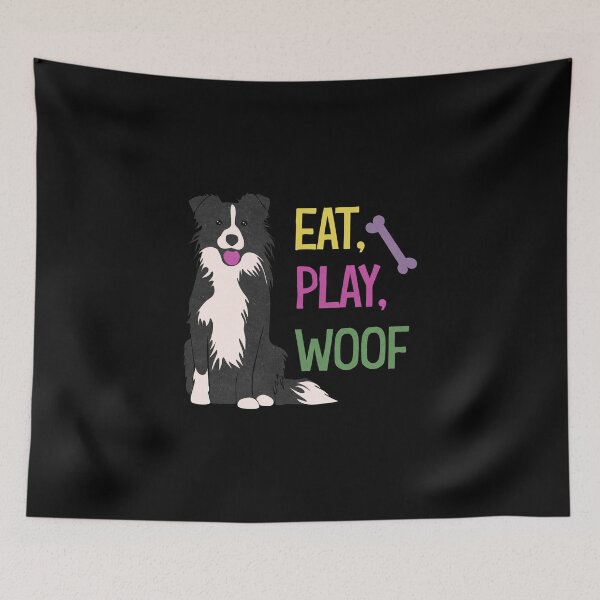 Item preview, Eat, Play, Woof designed and sold by i-deal.
