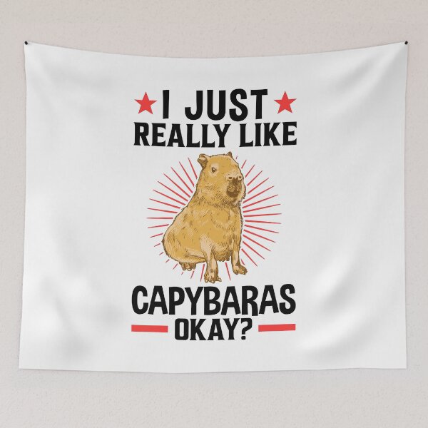 Item preview, I like Capybara South America Capybara designed and sold by madgrfx.
