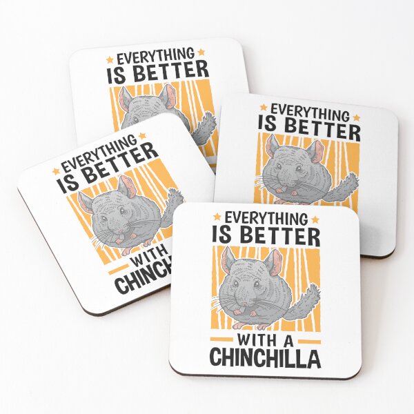 Item preview, Everything is better with chinchilla rodent designed and sold by madgrfx.
