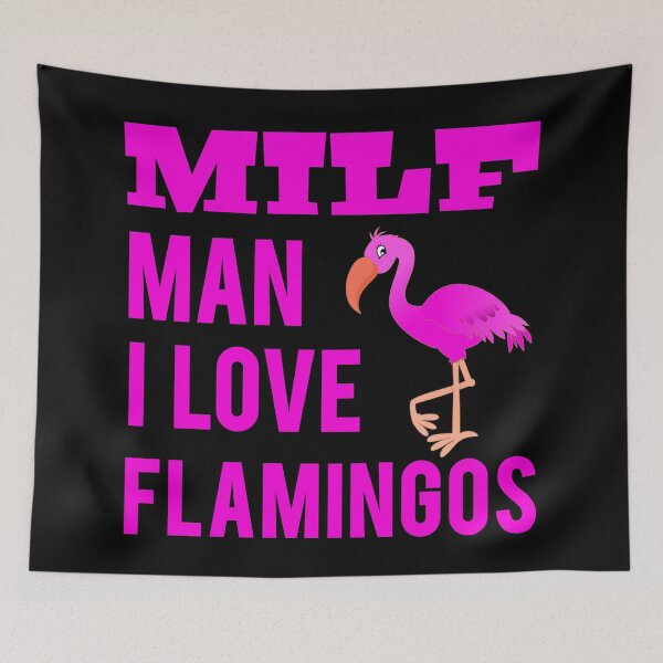 Item preview, MILF 1 Man I Love Flamingos  designed and sold by Design-Maniya.