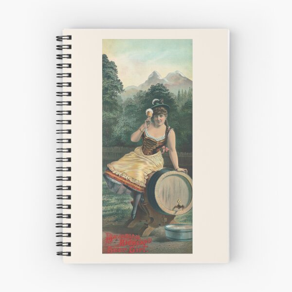 Item preview, Vintage Bock Beer Poster - Bavarian highland beer girl (1886) Henry Jerome Schile -Vintage goat Poster-Bock Beer designed and sold by TeeARTHY.