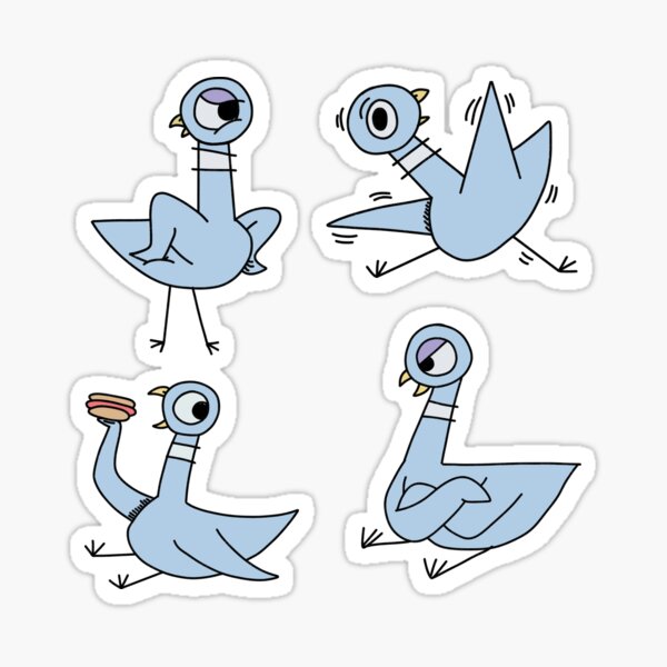Lassen Sie die Taube nicht packen / Fan-Kunstmuster Sticker