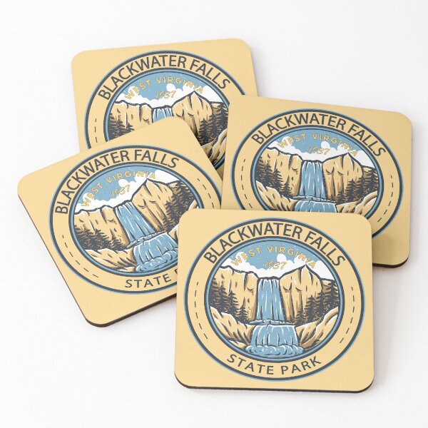 Item preview, Blackwater Falls State Park West Virginia Badge designed and sold by KrisSidDesigns.