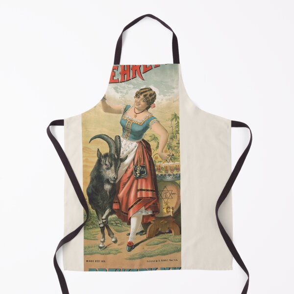 Item preview, Vintage Bock Beer Poster - Geo. Ehret’s brewery, Munich beer girl (1885) Henry Jerome Schile -Vintage goat Poster-Bock Beer designed and sold by TeeARTHY.