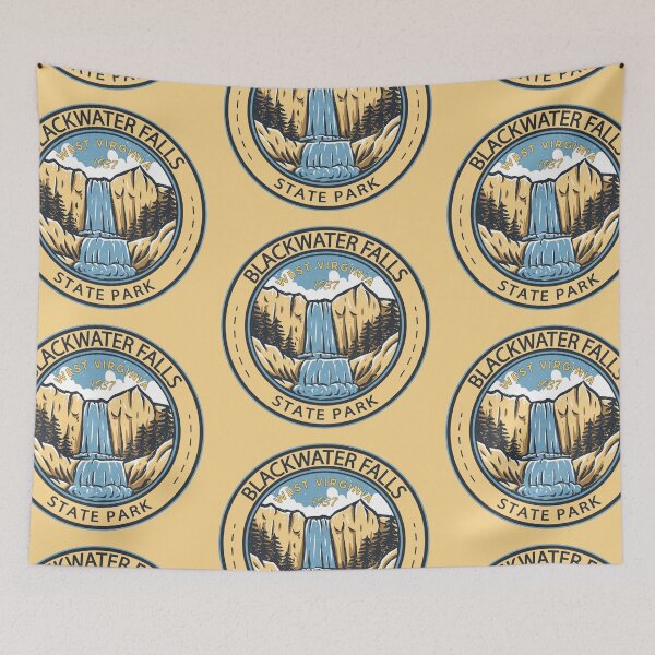 Item preview, Blackwater Falls State Park West Virginia Badge designed and sold by KrisSidDesigns.