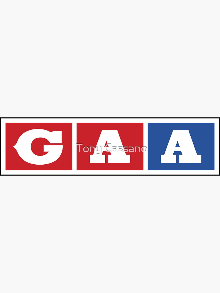 "GAA Goals Against Average Sticker" Sticker for Sale by BackstopDesign