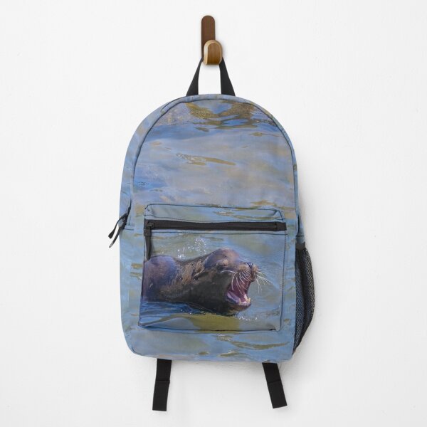 Item preview, Arguing Sea Lion Seal Swimming, Showing Teeth designed and sold by SafariByMarisa.