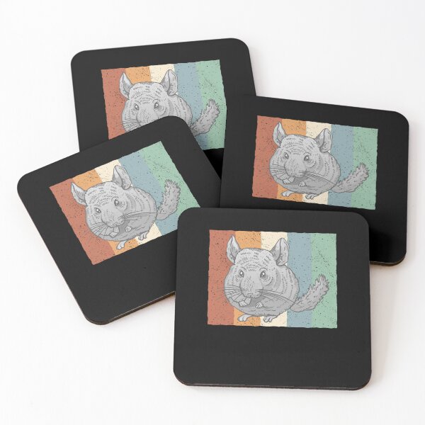 Item preview, Vintage chinchilla dust mouse rodent designed and sold by madgrfx.