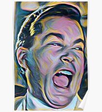 Ray Liotta Laugh mafia gangster movie Goodfellas painting Poster