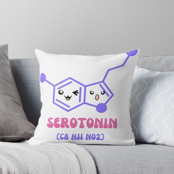 Aperçu de l'œuvre  Molécule de sérotonine créée et vendue par ThescienceTee.