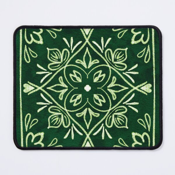 Item preview, Emerald Green Tiled Mandala Pattern designed and sold by Eng-Sun.