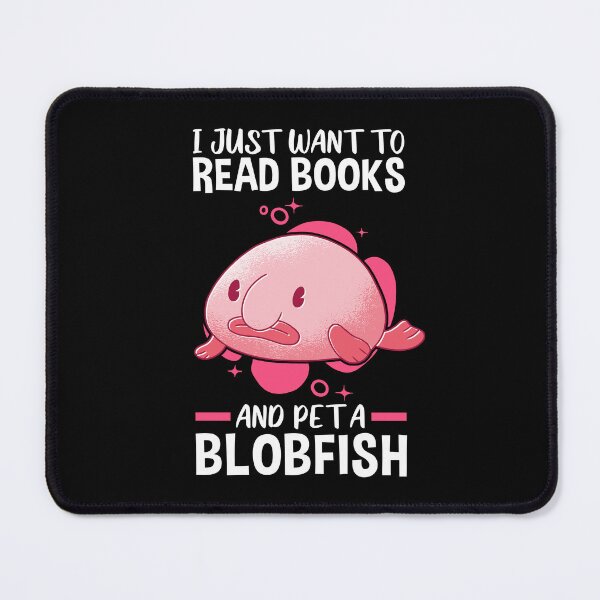 Item preview, Books and Blobfish Ugly Fish Meme designed and sold by madgrfx.