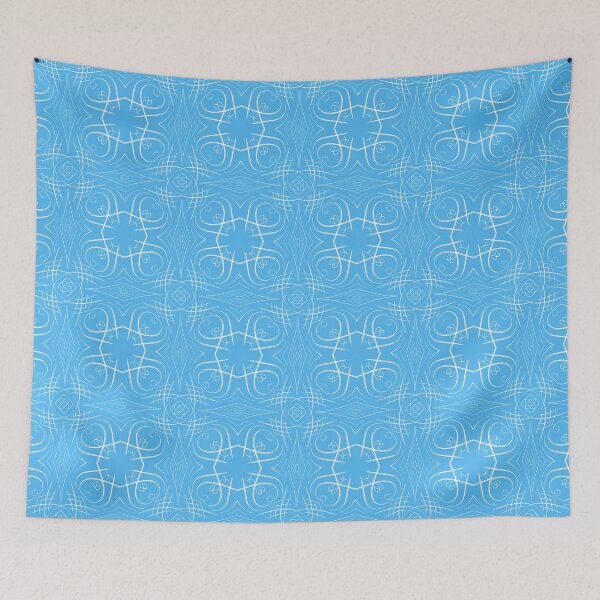 Item preview, Cool unique hand drawn geometric repeating pattern - WelshDesigns designed and sold by welshdesigns.