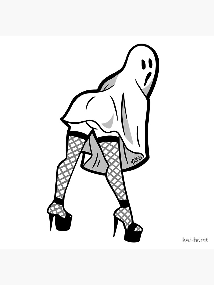 Sexy Ghost Poster For Sale By Kat Horst Redbubble