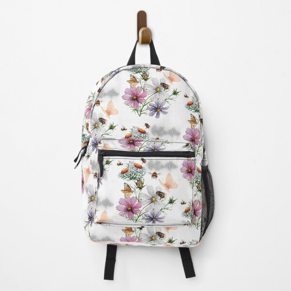 Item preview, Pollination Flowers Bees & Butterflies Colorful Illustration Design designed and sold by EarthArtDesigns.