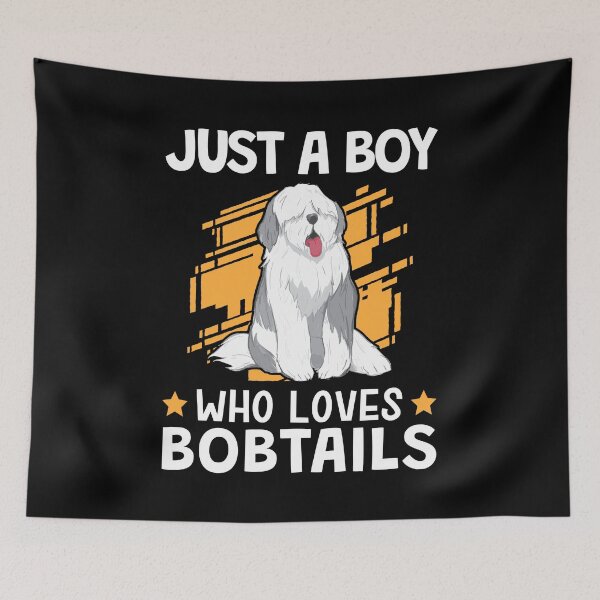 Item preview, Boy the Bobtail loves Old English Sheepdog designed and sold by madgrfx.