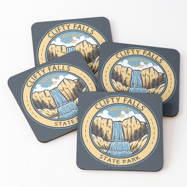 Item preview, Clifty Falls State Park Indiana Badge designed and sold by KrisSidDesigns.