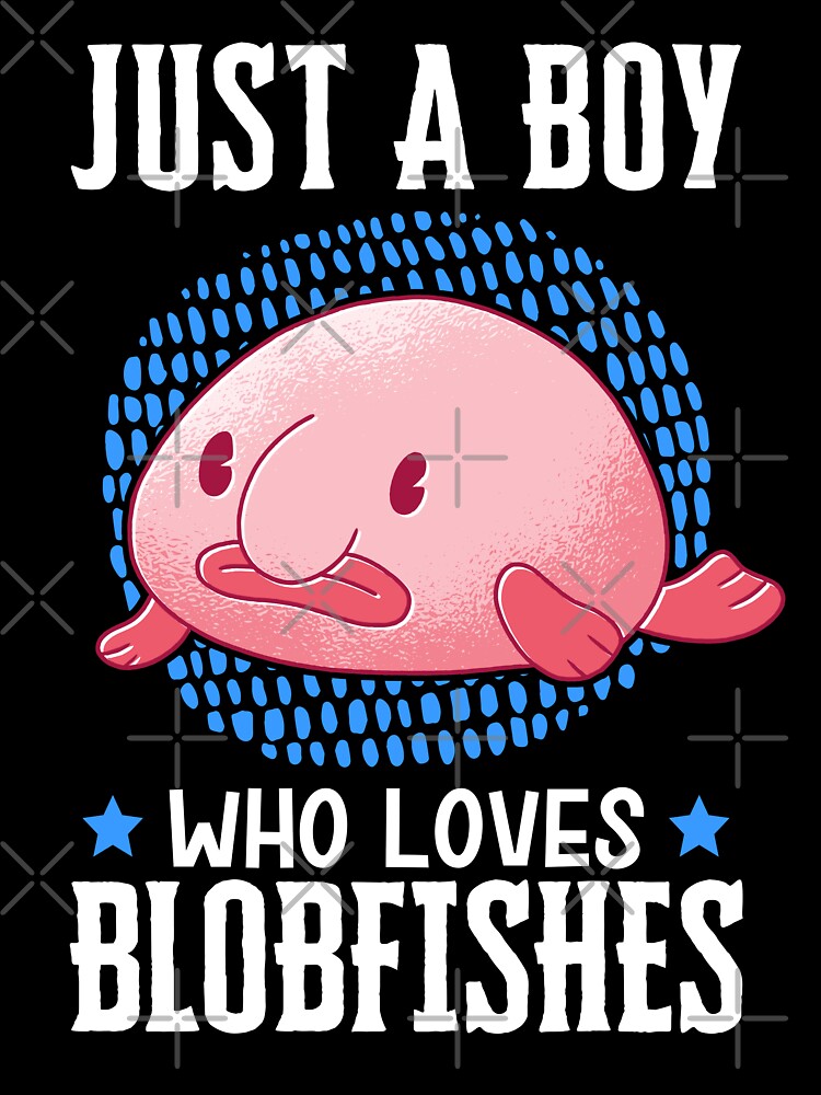 Blob fish boy loves fish meme Baby T-Shirt by madgrfx