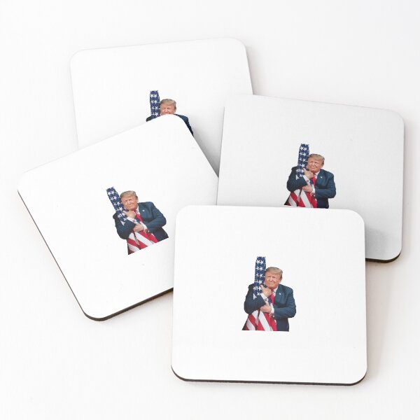 Item preview, Donald Trump abrazando la bandera designed and sold by Madeline-13.